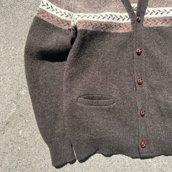 Vintage 90s Jantzen 100% wool cardigan - Picture 5 of 10